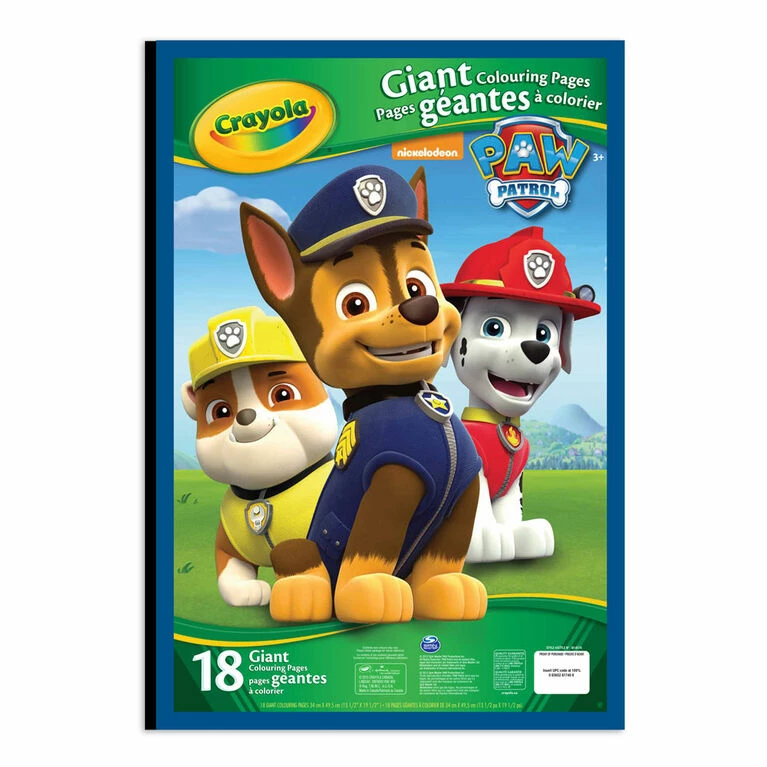 Brand new โจ Crayola - Giant Colouring Pages - Paw Patrol ๐ 3 Brand new โจ Crayola - Giant Colouring Pages - Paw Patrol ๐