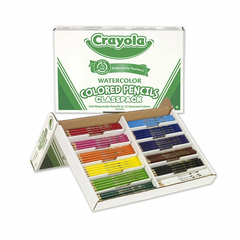 Brand new ๐ Crayola - Watercolour Pencils Classpack, Assorted, 240/Pack - English Edition ๐ 4 Brand new ๐ Crayola - Watercolour Pencils Classpack, Assorted, 240/Pack - English Edition ๐ - Image 2