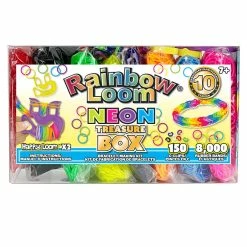 Cheap 🌟 Rainbow Loom Treasure Box - Neon 🔔