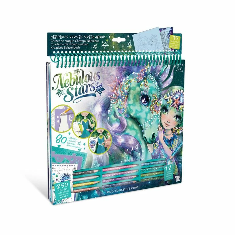 Budget 🤩 Editions Gladius Large Sketchbook - Water Fantasy Horses 🥰 3 Budget 🤩 Editions Gladius Large Sketchbook - Water Fantasy Horses 🥰