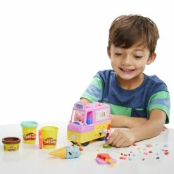 Hot Sale ❤️ Hasbro Play-Doh Peppa's Ice Cream Playset With Ice Cream Truck, Peppa And George Figures, And 5 Non-Toxic Modeling Compound Cans 💯 -Imaginarium Shop unnamed file 1585