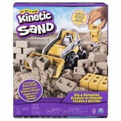 Best Sale 👍 Spin Master Kinetic Sand, Dig & Demolish Truck Playset With 1lb Kinetic Sand 👍