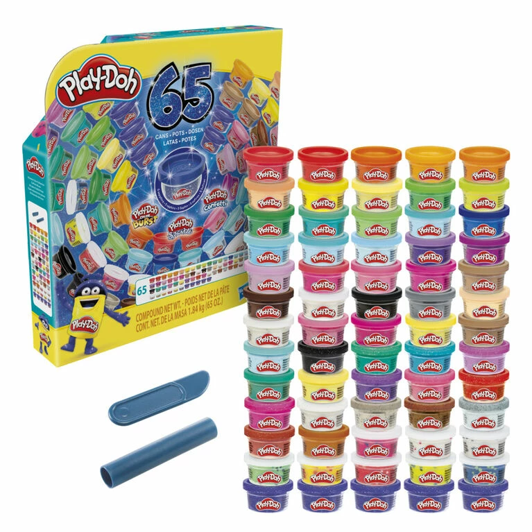 Discount 💯 Hasbro Play-Doh Ultimate Color Collection 65-Pack Of Modeling Compound - R Exclusive 😀 10 Discount 💯 Hasbro Play-Doh Ultimate Color Collection 65-Pack Of Modeling Compound - R Exclusive 😀 - Image 8