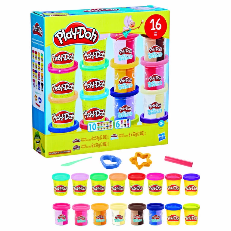Best deal 🎁 Hasbro Play-Doh Sparkle And Scents Variety Pack Of 16 Cans Of Modeling Compound And 4 Tools, Non-Toxic 🔔 5 Best deal 🎁 Hasbro Play-Doh Sparkle And Scents Variety Pack Of 16 Cans Of Modeling Compound And 4 Tools, Non-Toxic 🔔 - Image 3