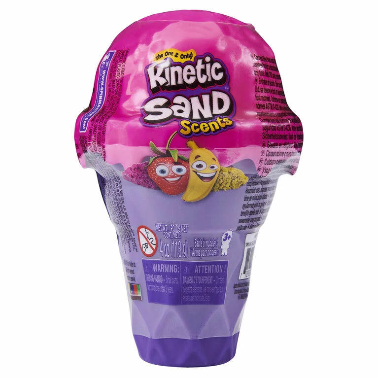 Promo 💯 Spin Master Kinetic Sand Scents, 4oz Ice Cream Cone Container With 2 Colors Of All-Natural Scented Kinetic Sand (Styles May Vary) ❤️ 3 Promo 💯 Spin Master Kinetic Sand Scents, 4oz Ice Cream Cone Container With 2 Colors Of All-Natural Scented Kinetic Sand (Styles May Vary) ❤️