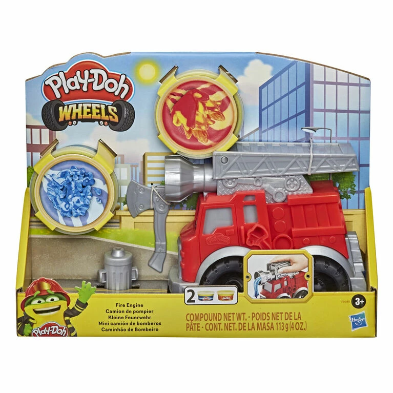 Cheap 🔔 Hasbro Play-Doh Wheels Fire Engine Playset With 2 Non-Toxic Modeling Compound Cans ⌛ 4 Cheap 🔔 Hasbro Play-Doh Wheels Fire Engine Playset With 2 Non-Toxic Modeling Compound Cans ⌛ - Image 2