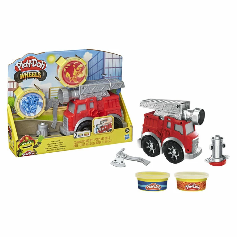 Cheap 🔔 Hasbro Play-Doh Wheels Fire Engine Playset With 2 Non-Toxic Modeling Compound Cans ⌛ 5 Cheap 🔔 Hasbro Play-Doh Wheels Fire Engine Playset With 2 Non-Toxic Modeling Compound Cans ⌛ - Image 3