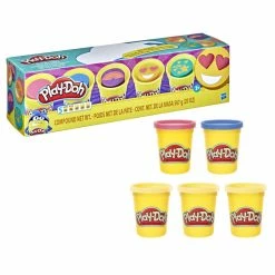 Flash Sale 👏 Hasbro Play-Doh Color Me Happy 5-Pack Of Modeling Compound With 3 Emoji-Inspired Cans 💯 -Imaginarium Shop unnamed file 1748
