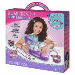 Flash Sale 😀 Spin Master Cool Maker, KumiKreator Bead And Braider Friendship Necklace And Bracelet Making Kit 🌟 -Imaginarium Shop unnamed file 2192