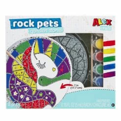 Best Pirce 🎉 ALEX Rock Pets Unicorn Garden Stone 🥰
