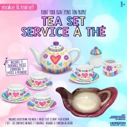Promo 🥰 Horizon Group Make It Mine Paint Your Own Tea Set - R Exclusive 👍