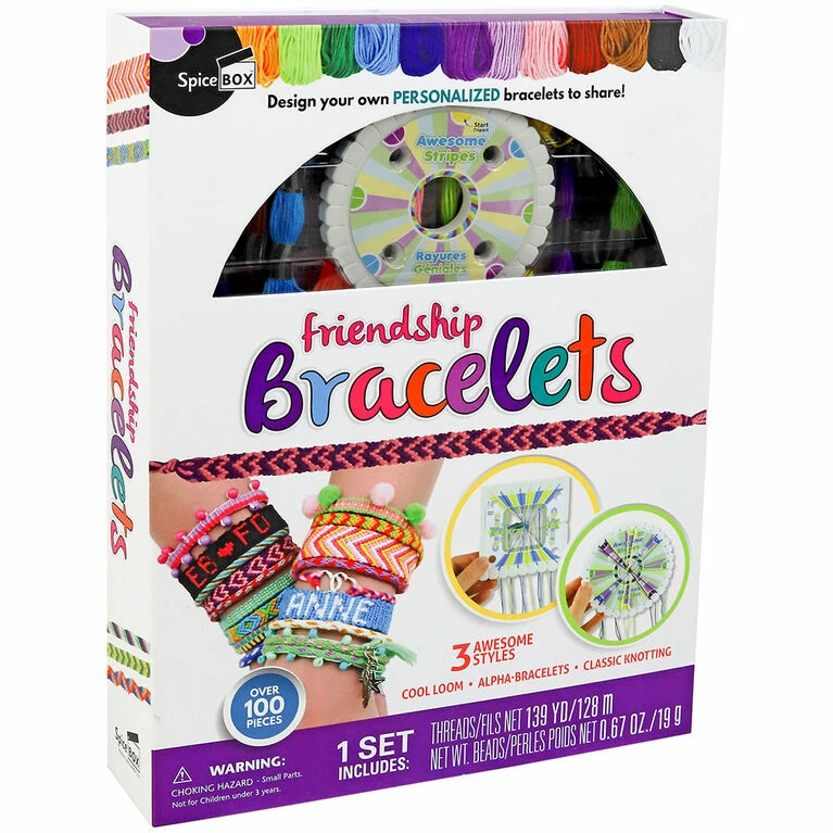 New 🤩 SpiceBox Children's Activity Kits Make And Play Friendship Bracelets - English Edition 😍 3 New 🤩 SpiceBox Children's Activity Kits Make And Play Friendship Bracelets - English Edition 😍