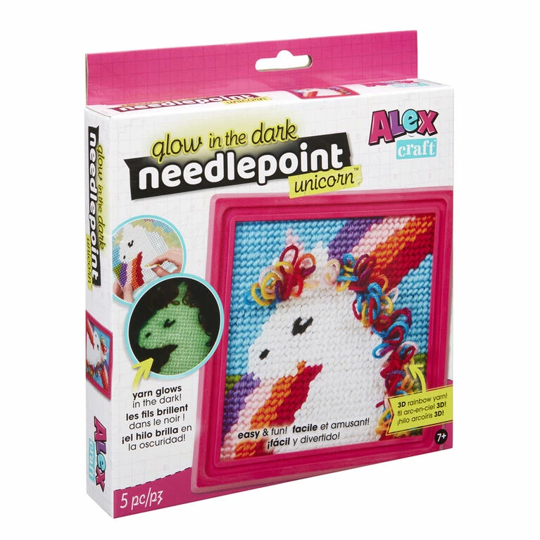 New ๐ฅ ALEX Glow-In-The-Dark Needlepoint Unicorn ๐ 4 New ๐ฅ ALEX Glow-In-The-Dark Needlepoint Unicorn ๐ - Image 2