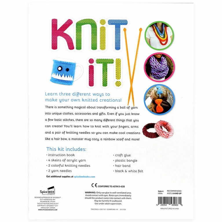 Cheap 😍 SpiceBox Children's Activity Kits Make And Play Knit It! - English Edition 🎉 6 Cheap 😍 SpiceBox Children's Activity Kits Make And Play Knit It! - English Edition 🎉 - Image 4