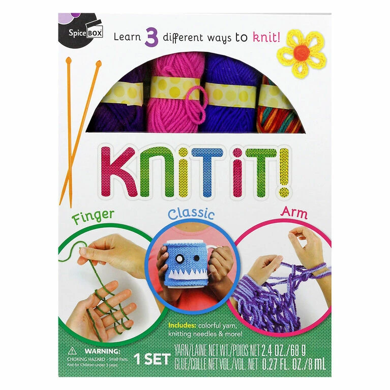 Cheap 😍 SpiceBox Children's Activity Kits Make And Play Knit It! - English Edition 🎉 7 Cheap 😍 SpiceBox Children's Activity Kits Make And Play Knit It! - English Edition 🎉 - Image 5