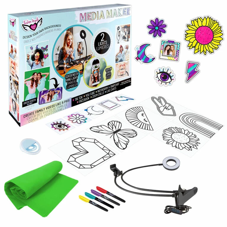 Outlet 🔥 Fashion Angels Media Maker Video Creator Super Set ❤️ 3 Outlet 🔥 Fashion Angels Media Maker Video Creator Super Set ❤️