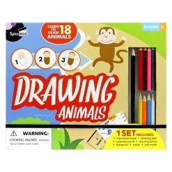 Flash Sale 😀 SpiceBox Children's Art Kits Imagine It Drawing Animals - English Edition 🤩 -Imaginarium Shop unnamed file 2422