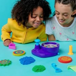 Promo 🔔 Spin Master Kinetic Sand, Swirl N' Surprise Playset With 2lbs Of Play Sand, Including Red, Blue, Green, Yellow And 4 Tools ❤️ -Imaginarium Shop unnamed file 2448