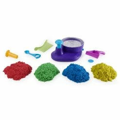 Promo 🔔 Spin Master Kinetic Sand, Swirl N' Surprise Playset With 2lbs Of Play Sand, Including Red, Blue, Green, Yellow And 4 Tools ❤️ -Imaginarium Shop unnamed file 2449