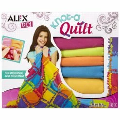 New ❤️ ALEX Toys Diy Knot A Quilt Kit 🎁