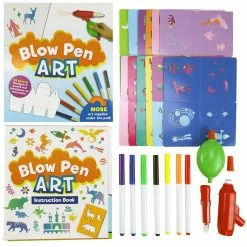 Deals 💯 SpiceBox Children's Art Kits Imagine It Blow Pen Art - English Edition 🧨 -Imaginarium Shop unnamed file 2673