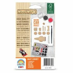 Deals 🛒 Colorific Wood Worx Mini Racing Car 😀 -Imaginarium Shop unnamed file 2687
