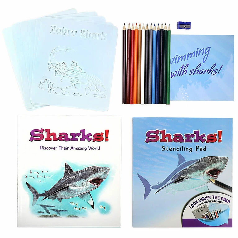 Outlet 🔥 SpiceBox Children's Art Kits Imagine It Learn And Draw Sharks - English Edition ⭐ 5 Outlet 🔥 SpiceBox Children's Art Kits Imagine It Learn And Draw Sharks - English Edition ⭐ - Image 3