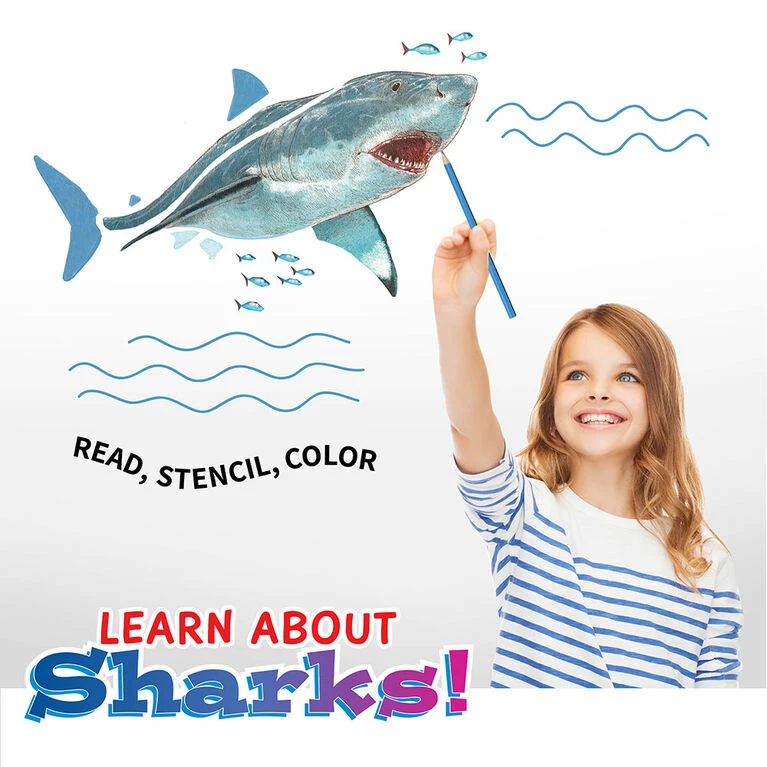 Outlet 🔥 SpiceBox Children's Art Kits Imagine It Learn And Draw Sharks - English Edition ⭐ 8 Outlet 🔥 SpiceBox Children's Art Kits Imagine It Learn And Draw Sharks - English Edition ⭐ - Image 6