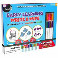 Best Pirce 🎁 SpiceBox Children's Art Kits Imagine It Early Learning Write And Wipe - English Edition 🛒