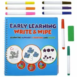 Best Pirce 🎁 SpiceBox Children's Art Kits Imagine It Early Learning Write And Wipe - English Edition 🛒 -Imaginarium Shop unnamed file 2840