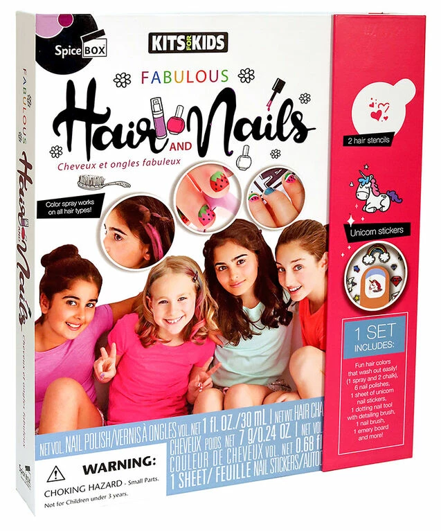 Coupon ๐ฏ SpiceBox Children's Activity Kits For Kids Fabulous Hair And Nails - English Edition ๐งจ 3 Coupon ๐ฏ SpiceBox Children's Activity Kits For Kids Fabulous Hair And Nails - English Edition ๐งจ