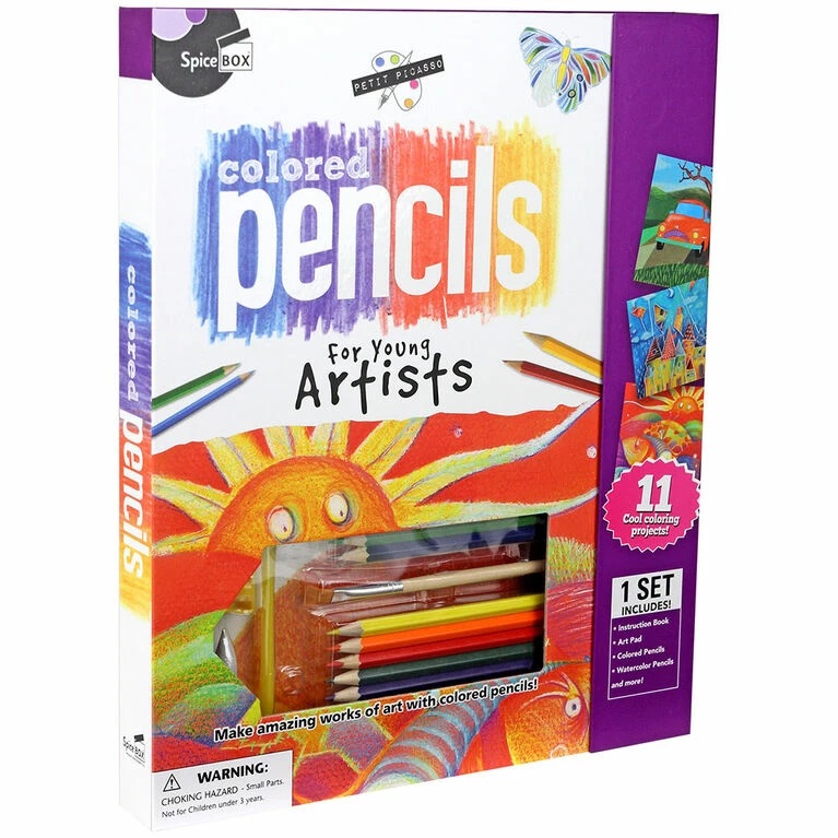 Best Sale 😉 SpiceBox Children's Art Kits Petit Picasso Colored Pencils - English Edition 🛒 3 Best Sale 😉 SpiceBox Children's Art Kits Petit Picasso Colored Pencils - English Edition 🛒