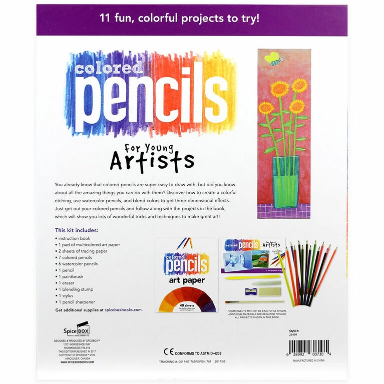 Best Sale 😉 SpiceBox Children's Art Kits Petit Picasso Colored Pencils - English Edition 🛒 5 Best Sale 😉 SpiceBox Children's Art Kits Petit Picasso Colored Pencils - English Edition 🛒 - Image 3