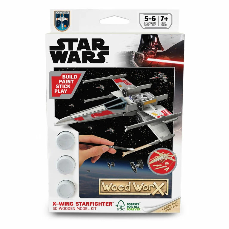 Flash Sale 🌟 Colorific Wood Worx Star Wars - X Wing 😍 3 Flash Sale 🌟 Colorific Wood Worx Star Wars - X Wing 😍