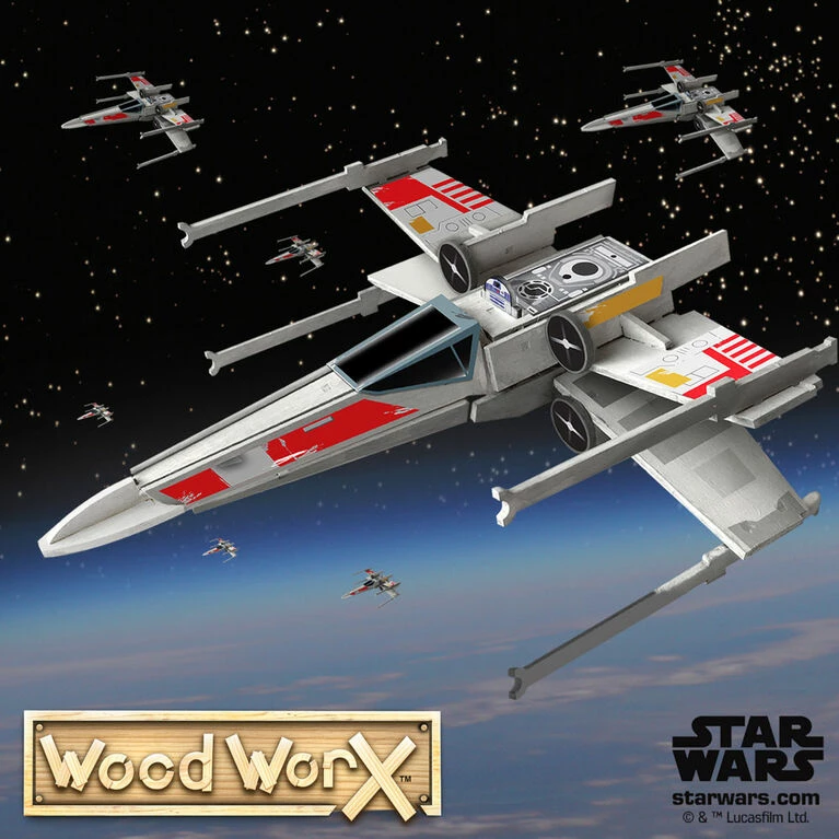 Flash Sale 🌟 Colorific Wood Worx Star Wars - X Wing 😍 4 Flash Sale 🌟 Colorific Wood Worx Star Wars - X Wing 😍 - Image 2