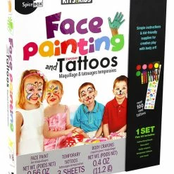 Wholesale 💯 SpiceBox Children's Activity Kits For Kids Face Painting And Tattoos - English Edition 🎉