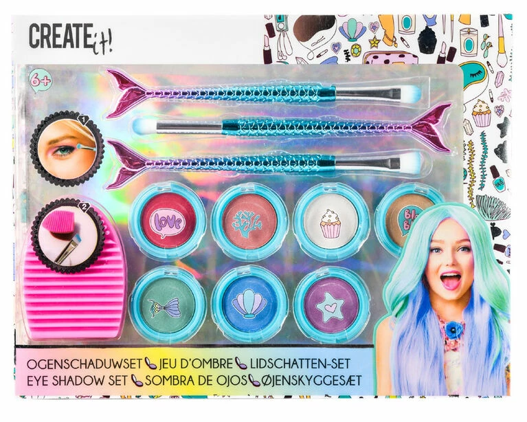 Promo ✔️ Imports Dragon CREATE IT! Eye Shadow Set Mermaid 11-Pieces Display ⭐ 3 Promo ✔️ Imports Dragon CREATE IT! Eye Shadow Set Mermaid 11-Pieces Display ⭐