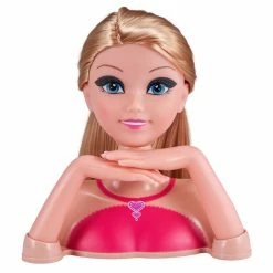 New 🛒 Zuru Sparkle Girlz Nail Design Hair Styling Head 💯