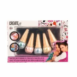 Best deal ✨ Imports Dragon CREATE IT! Nail Polish Ice Cream Giftbox 5-Pack ❤️