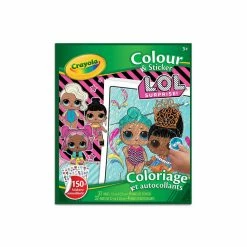 Best deal 🌟 Crayola Colour And Sticker Pages, LOL Surprise 😉