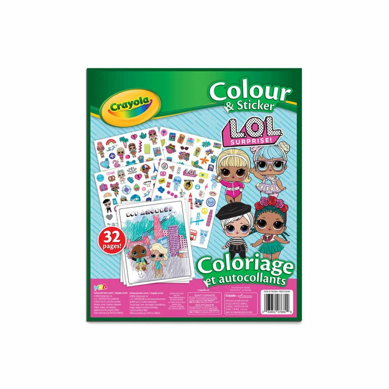 Best deal ???? Crayola Colour And Sticker Pages, LOL Surprise ???? 4 Best deal ???? Crayola Colour And Sticker Pages, LOL Surprise ???? - Image 2