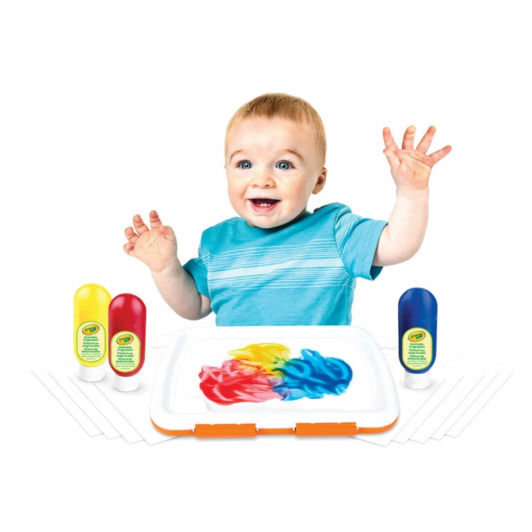Outlet 🥰 Crayola Easy-Clean Fingerpaint Set ⌛ 7 Outlet 🥰 Crayola Easy-Clean Fingerpaint Set ⌛ - Image 5