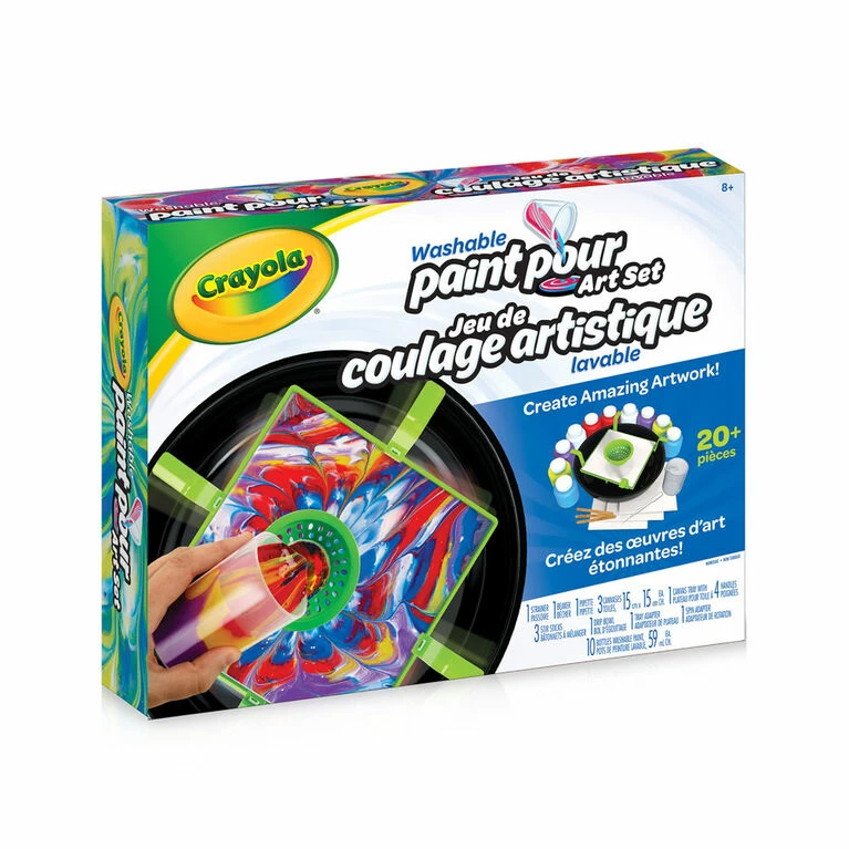Best reviews of 😀 Crayola Washable Paint Pour Art Set 👏 3 Best reviews of 😀 Crayola Washable Paint Pour Art Set 👏