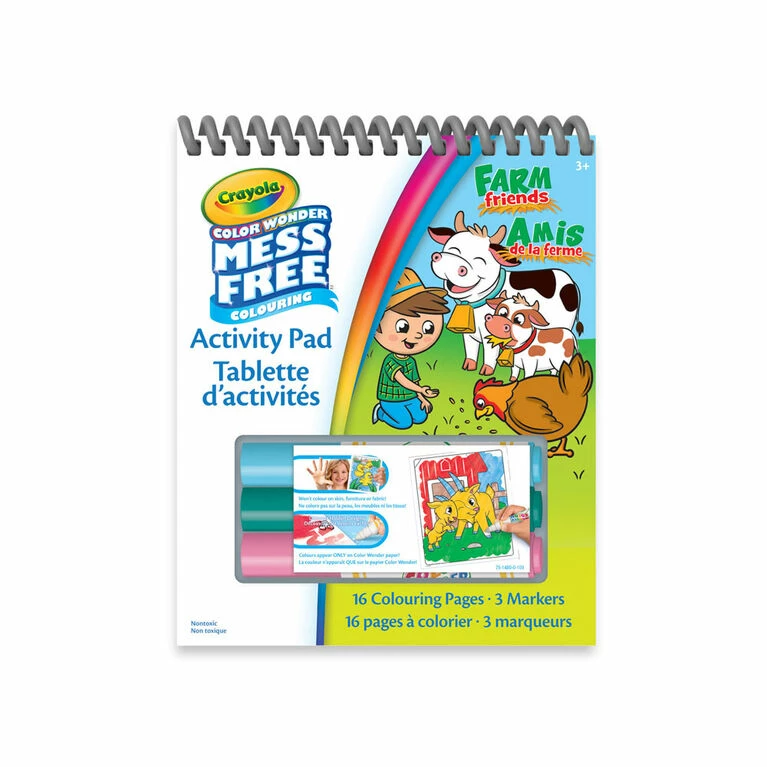 Hot Sale ๐ Crayola Color Wonder Mess-Free Travel Activity Pad, Farm Friends ๐ 3 Hot Sale ๐ Crayola Color Wonder Mess-Free Travel Activity Pad, Farm Friends ๐