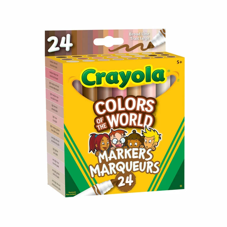 Cheap ๐ Crayola Colors Of The World Skin Tone Broad Line Markers, 24 Count โญ 5 Cheap ๐ Crayola Colors Of The World Skin Tone Broad Line Markers, 24 Count โญ - Image 3