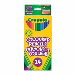 Budget 😀 Crayola Coloured Pencils, 24 Ct 😍