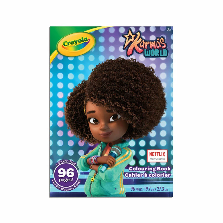 Best Pirce 💯 Crayola Karma's World Colouring Book - 96 Pgs ❤️ 3 Best Pirce 💯 Crayola Karma's World Colouring Book - 96 Pgs ❤️