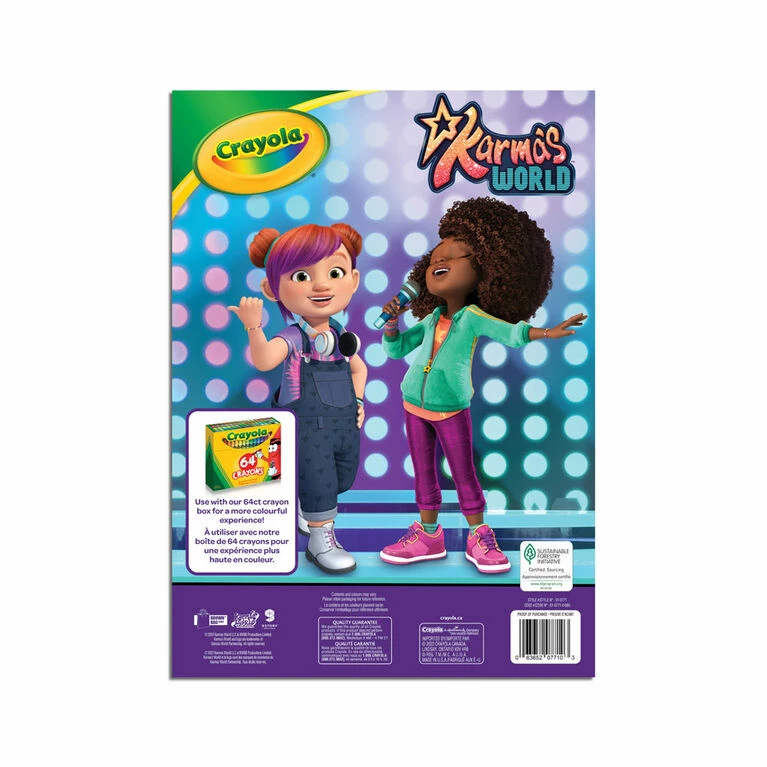 Best Pirce 💯 Crayola Karma's World Colouring Book - 96 Pgs ❤️ 4 Best Pirce 💯 Crayola Karma's World Colouring Book - 96 Pgs ❤️ - Image 2