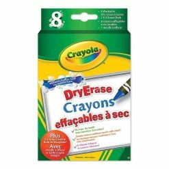 Best reviews of ❤️ Crayola - Washable Dry Erase Crayons - 8ct 🧨